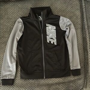 Nike Kids Black and Gray Jacket